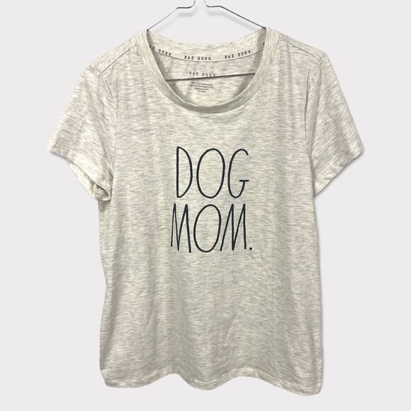 Rae Dunn Ivory Dog Mom Shirt - Picture 1 of 3